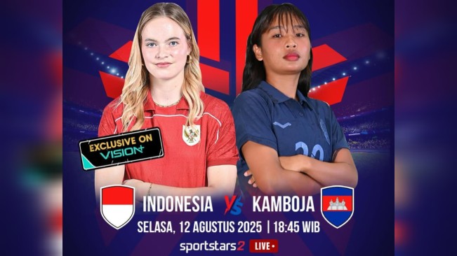 Timnas Putri Indonesia vs Kamboja. [Instagram]
